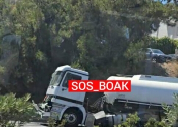 Τροχαίο με νταλίκα και βυτιοφόρο στον ΒΟΑΚ – Εικόνες