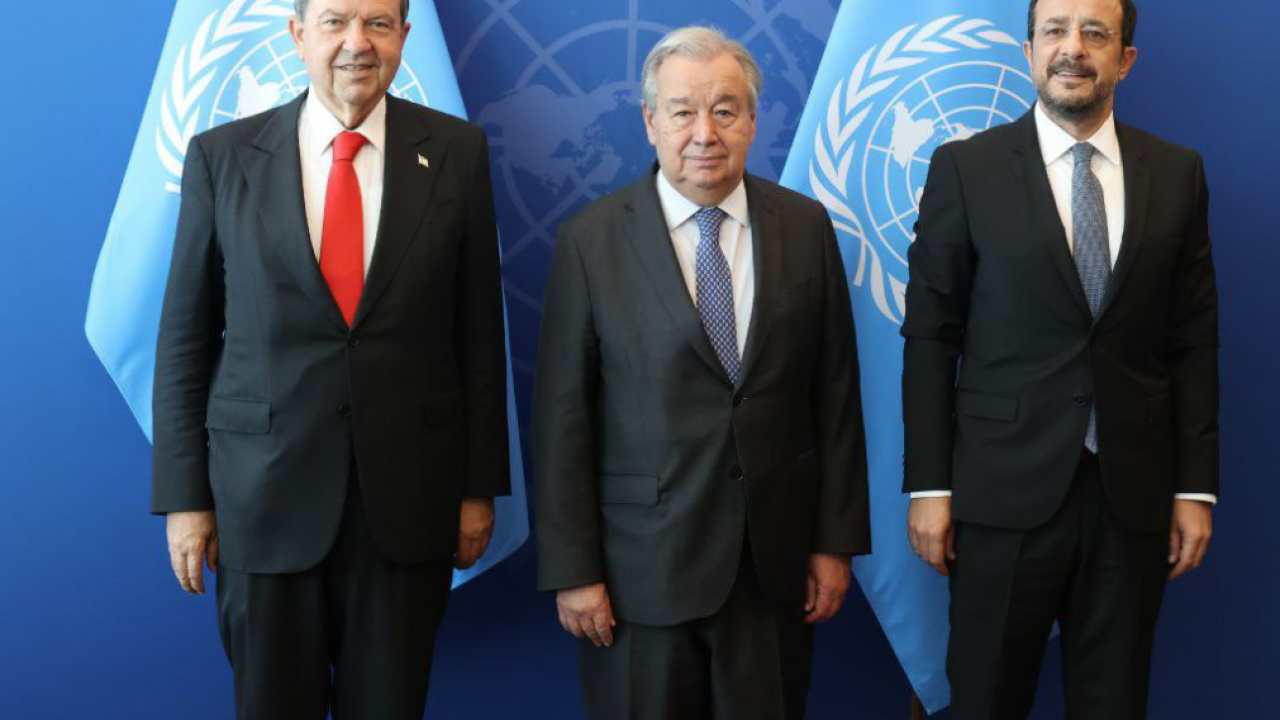 Άκαρπη η τριμερής για το Κυπριακό - Επιθετικός ο Τατάρ, λέει ο Χριστοδουλίδης