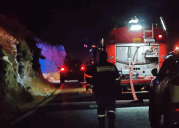 Από πυλώνα του ΔΕΔΔΗΕ ξεκίνησε η φωτιά στην Πάρνηθα