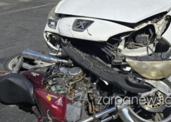 Χανιά: Σφοδρή σύγκρουση μηχανής και αυτοκινήτου – Δείτε φωτογραφίες