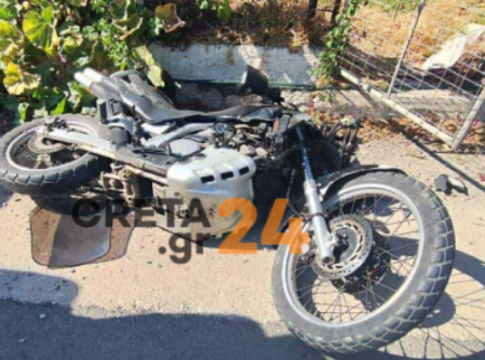 Χανιά: Τροχαίο με έναν τραυματία στο δρόμο προς Αγυιά – Φωτογραφίες