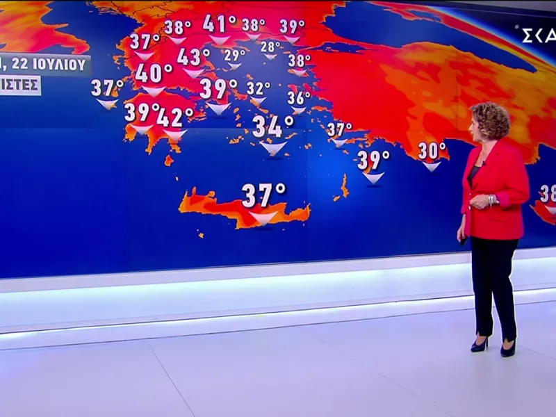 Ακραίες θερμοκρασίες Ελλάδα