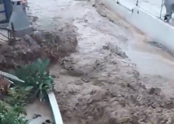 “Έπεσαν μεγάλες ποσότητες νερού σε μικρό χρονικό διάστημα”, τονίζει ο Νίκος Συριγωνάκης – Βίντεο