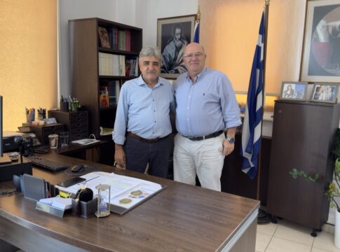 Επίσκεψη του Διευθυντή Ειδικής Αγωγής και Εκπαίδευσης του ΥΠΑΙΘΑ στη Διεύθυνση Π.Ε. Ηρακλείου