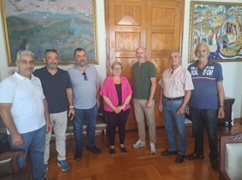 Εθιμοτυπική επίσκεψη του Διοικητικού Συμβουλίου του Συνδέσμου Συνταξιούχων Σωμάτων Ασφαλείας Νομού Ρεθύμνου στην Μαρία Λιονή