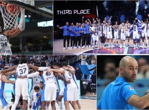 Η Ελλάδα ξανά στο βάθρο του Eurobasket: Τα δάκρυα του Γιάννη, το πάρτι στα αποδυτήρια – Εικόνες & βίντεο