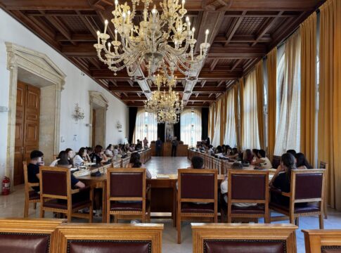 Η ιστορική μνήμη στο επίκεντρο της επίσκεψης μαθητών του 5ου Γυμνασίου και 5ου Λυκείου Λάρισας στη Λότζια