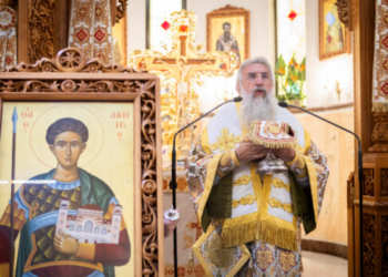 Ιστορική επίσκεψη του Αρχιεπισκόπου Κρήτης στον Άγιο Δημήτριο