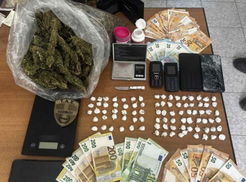 Κρήτη: Χειροπέδες σε 35χρονο με 87 φιξάκια κοκαΐνης