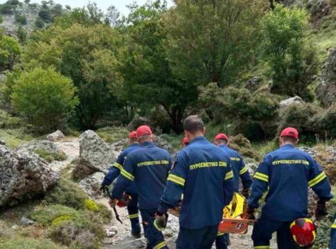 Κρήτη: Επιχείρηση διάσωσης 80χρονου τουρίστα σε φαράγγι