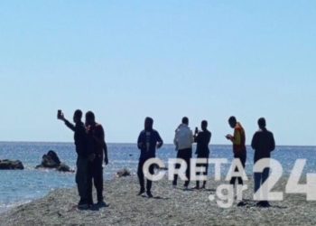 Νέα άφιξη μεταναστών νότια του Ηρακλείου – ανάμεσα τους γυναίκες και παιδιά