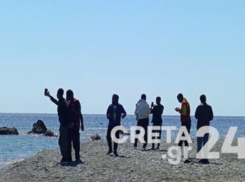 Νέα άφιξη μεταναστών νότια του Ηρακλείου – ανάμεσα τους γυναίκες και παιδιά
