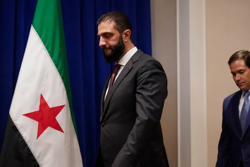 Ο Αλ-Σαράα στη Νέα Υόρκη, συναντήθηκε με τον Ρούμπιο - Δείτε βίντεο και φωτογραφίες