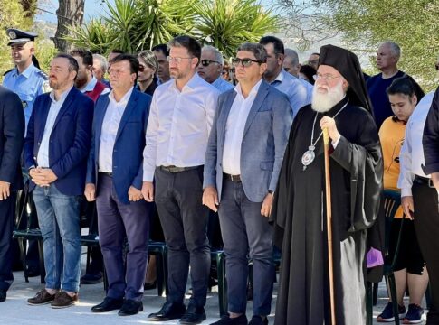 Ο Λευτέρης Αυγενάκης στην εκδήλωση μνήμης και τιμής για τα θύματα των εργατικών δυστυχημάτων