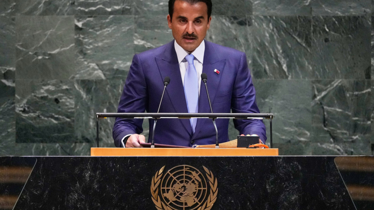 ΟΗΕ-Κατάρ: Ο εμίρης αλ Θάνι υπόσχεται να συνεχίσει τις προσπάθειες για τον τερματισμό του πολέμου στη Γάζα