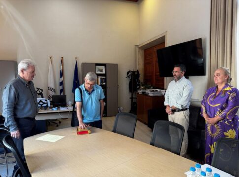 Ορκωμοσία νέου μόνιμου υπαλλήλου στο Δήμο Ηρακλείου