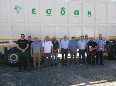 Παραλαβή νέου μηχανολογικού εξοπλισμού για την μεταφορά απορριμμάτων του Δήμου Βιάννου