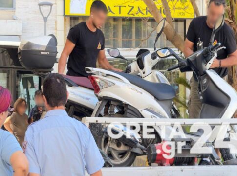 Παράνομη στάθμευση: Επιχείρηση – σκούπα από τον γερανό στον Άγιο Μηνά (εικόνες)