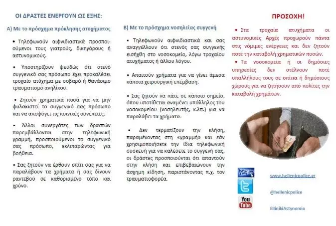 Συστάσεις για αποφυγή εξαπάτησης