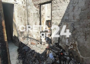 Πυρκαγιά σε σπίτια στα Χανιά: Στάχτη, αποκαΐδια και θλίψη για την ηλικιωμένη που βρήκε τραγικό θάνατο – Εικόνες