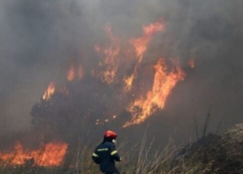 Σε εξέλιξη δύο πύρινα μέτωπα στην Κρήτη – «Μάχη» με τις φλόγες και τους ισχυρούς ανέμους