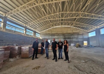 Σε εξέλιξη οι εργασίες στο Κλειστό Γυμναστήριο Ασημίου