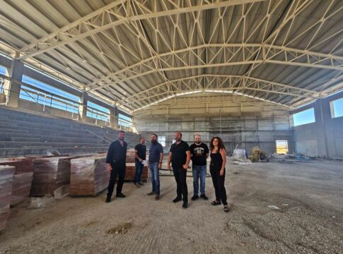 Σε εξέλιξη οι εργασίες στο Κλειστό Γυμναστήριο Ασημίου