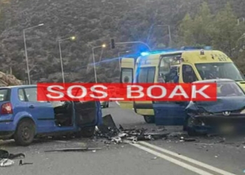 Σοβαρό τροχαίο στον ΒΟΑΚ – Πληροφορίες για τρεις τραυματίες