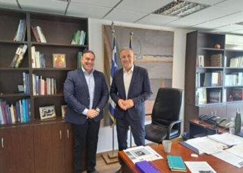 Συνάντηση του Αντιπεριφερειάρχη Γ. Ματαλλιωτάκη με τον Υφυπουργό Ανάπτυξης Σ. Καλαφάτη