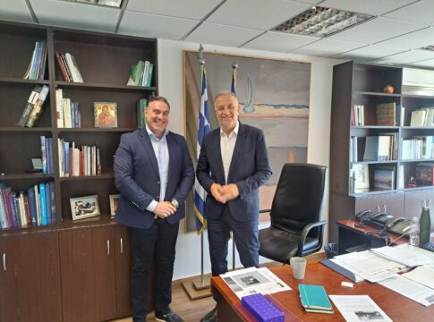 Συνάντηση του Αντιπεριφερειάρχη Γ. Ματαλλιωτάκη με τον Υφυπουργό Ανάπτυξης Σ. Καλαφάτη