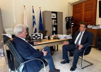 Συνάντηση του Δημάρχου Ηρακλείου με τον Πρέσβη του Πακιστάν στην Ελλάδα