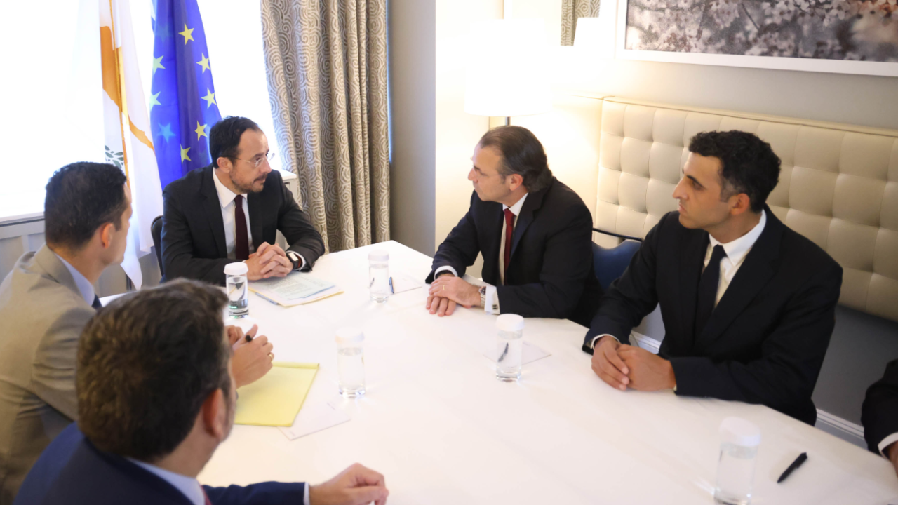 Συνάντηση του προέδρου της Κυπριακής Δημοκρατίας Ν. Χριστοδουλίδη με ανώτατο στέλεχος της Chevron