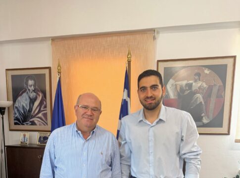 Τα ζητήματα της εκπαίδευσης στο επίκεντρο της συνάντησης του Κωνσταντίνου Κεφαλογιάννη με το Διευθυντή Πρωτοβάθμιας Εκπαίδευσης Ηρακλείου