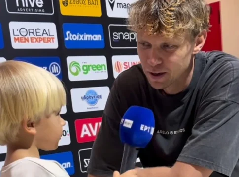 ΑΕΚ: Ο γιος του Κουζμίνσκας πήρε… συνέντευξη από τον πατέρα του (βίντεο)