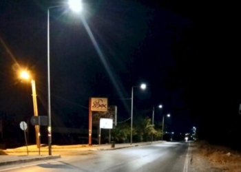 Αναβάθμιση Ηλεκτροφωτισμού στην Παλιά Εθνική Οδό μπροστά από την πρώην Αμερικανική Βάση Γουρνών