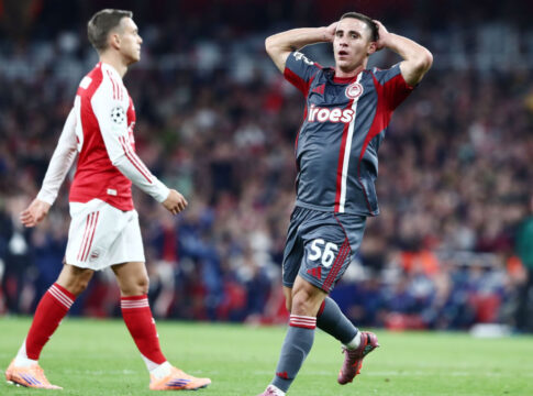 Champions League: Τα highlights από την ήττα του Ολυμπιακού από την Άρσεναλ – Αποτελέσματα και βαθμολογία