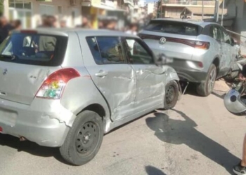 Χανιά: Αυτοκίνητο “καβάλησε” άλλο ΙΧ- Τραυματίστηκε ένα άτομο, δείτε εικόνες