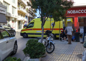 Χανιά: Αναστάτωση για οδηγό δίκυκλου – Τον παρέλαβε το ΕΚΑΒ