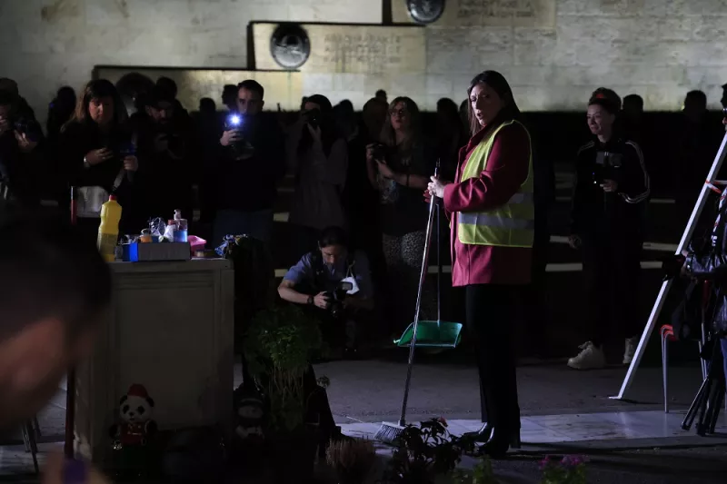 Ζωή Κωνσταντοπούλου στο Σύνταγμα