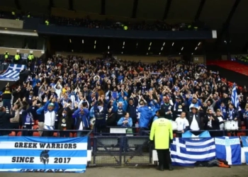 Εθνική: Με 2000 Έλληνες φιλάθλους στο πλευρό της για τη νίκη στη Σκωτία