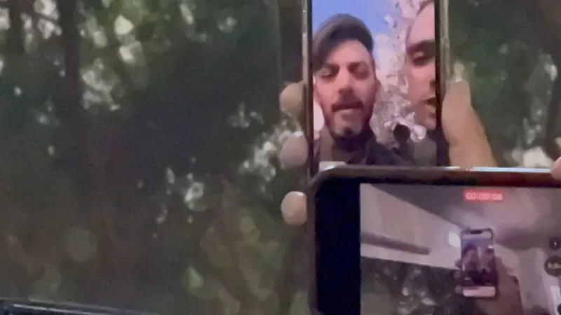 Γάζα - συγκλονιστικό βίντεο: Όμηρος μιλάει με την οικογένειά του, λίγο πριν απελευθερωθεί 