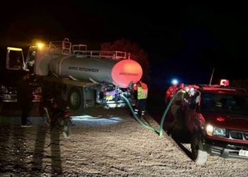 Γωνιές Χερσονήσου: Έγιναν στάχτη 3 στρέμματα γης – Φωτογραφίες