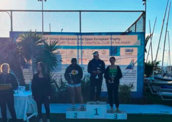 Η αθλήτρια του ΝΟΓΚ, Μυρσίνη Θεοδώρου, πρώτη στις U16 στην Αθήνα