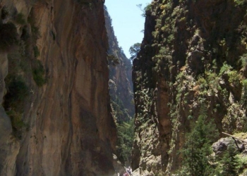 Η «Barbara» κλείνει το Φαράγγι της Σαμαριάς