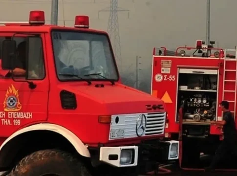 Ηράκλειο: Συναγερμός για φωτιά κοντά στο γήπεδο της Μινωικής