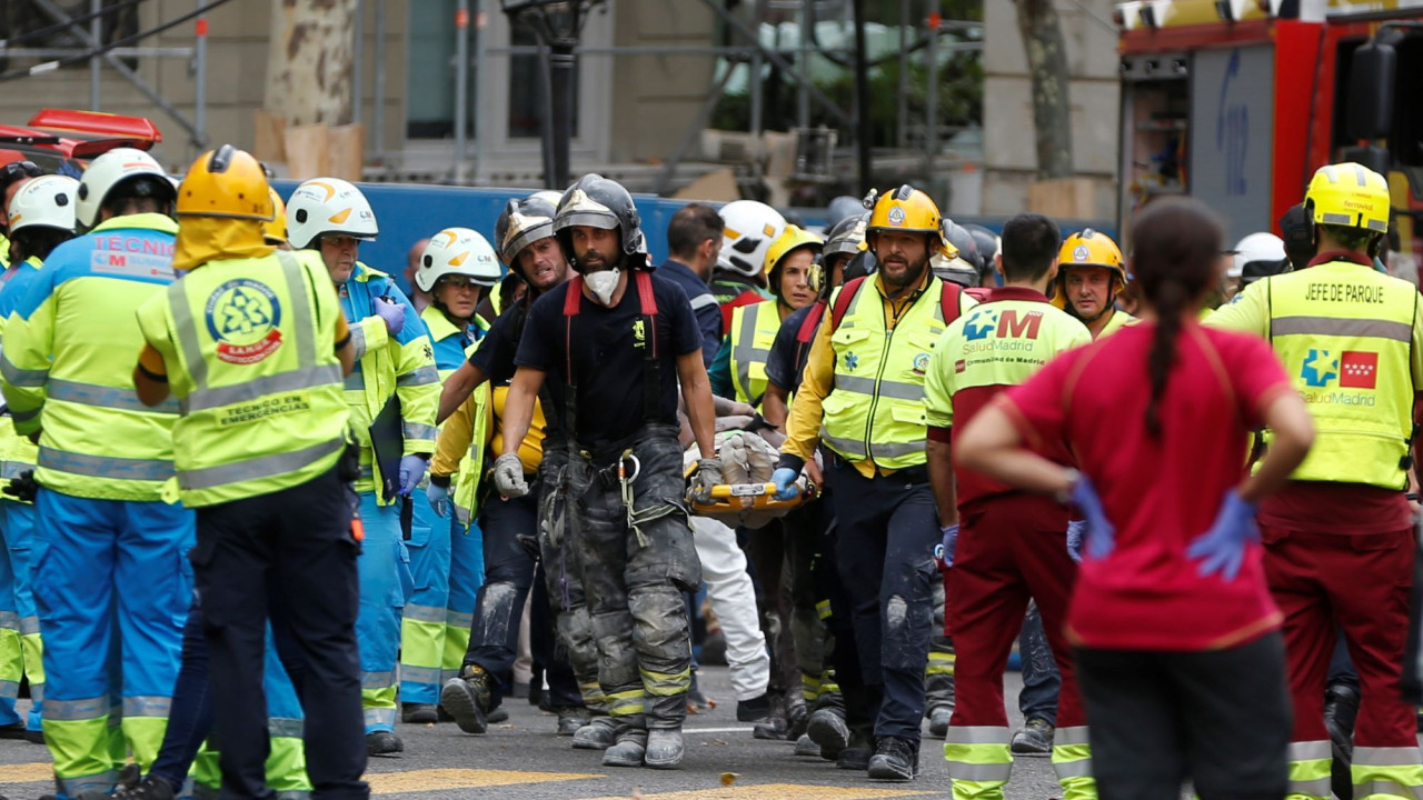 Ισπανία: Κατάρρευση κτιρίου στο κέντρο της Μαδρίτης