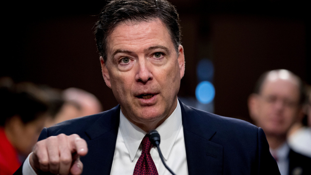 James Comey: Δηλώνει αθώος ο πρώην διευθυντής του FBI