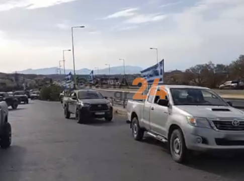 Κινητοποιήσεις αγροτοκτηνοτρόφων: Έφυγαν από τον ΒΟΑΚ, κατευθύνονται προς το κέντρο του Ηρακλείου