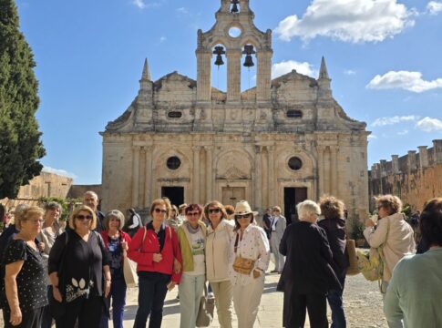 Με επιτυχία η ξενάγηση των «Χαρτοδιαδρομών» σε Μονή Αρκαδίου, Μουσείο Ελεύθερνας και Μαργαρίτες