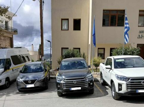 Με νέα οχήματα ενισχύει τις Υπηρεσίες του ο Δήμος Βιάννου